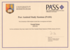 PASS Leader of the Year Certificate